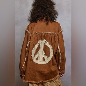 POL Shaket Peace Patch Details - Chocolate 🔥🤎